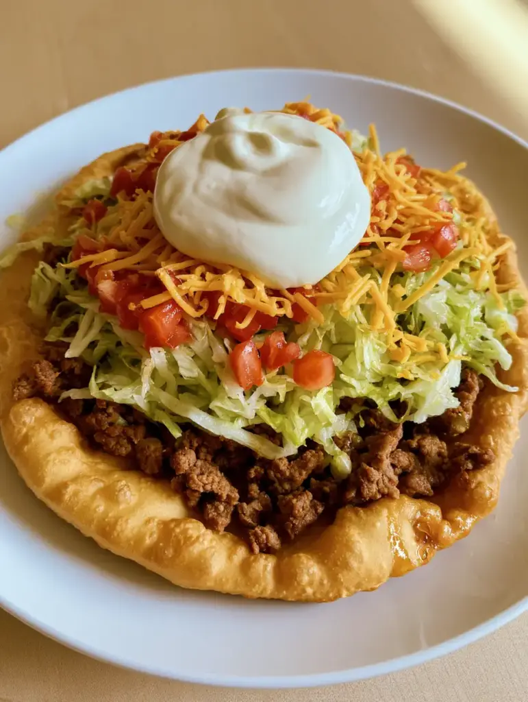 Native American Fry Bread: The Ultimate Guide to Fluffy, Golden Perfection 1 A stack of Native American Fry Bread showing the soft, airy texture and glistening edges.