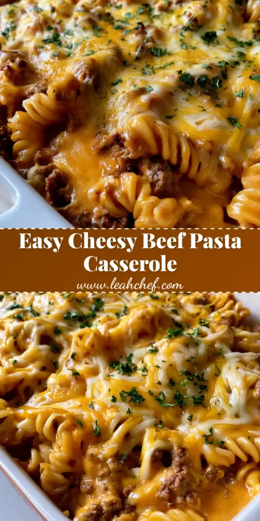 A handheld smartphone photo of a Cheeseburger Pasta Casserole in a white ceramic dish featuring rotini spirals and melted yellow and white cheese.